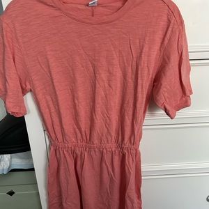 Old Navy Coral Extra Small Tshirt Dress